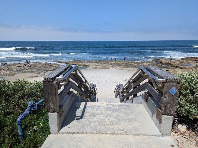 La Jolla Tide Pools の階段の写真