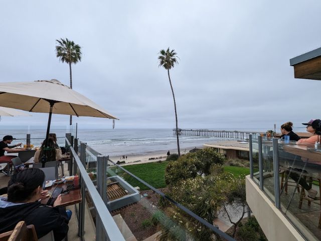 Caroline's Seaside Cafeからの景色の写真